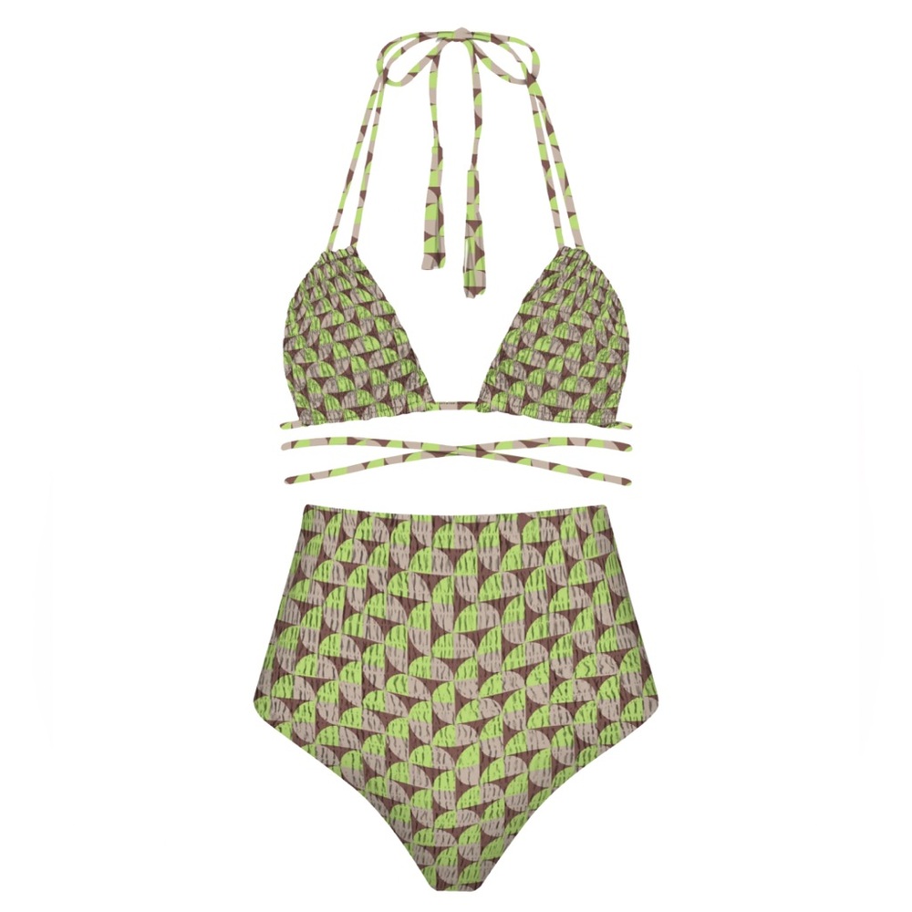 NWT ACACIA Namiko Set size L/XL 💚💛🤎